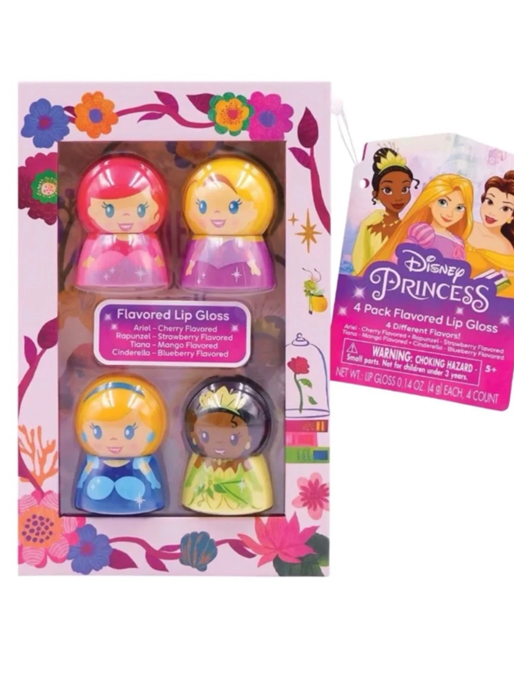 Disney Princess Flavored Lip Gloss Set (NWT)